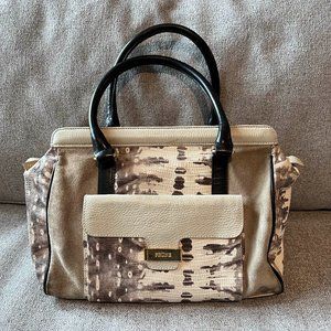 Prune Argentinian Crocodile Leather Shoulder Bag